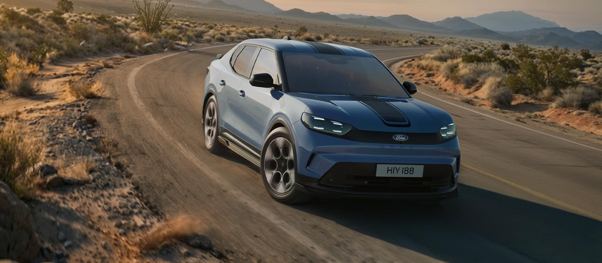 Ford Capri auf Landstraße